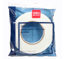 Клейкая лента (скотч) 24 мм х 4,5 м,на пенной основе двусторонняя, 2,5 мм, Китай