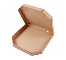Коробка для пиццы 320х320х30мм,бурая из гофрокартона, 50шт/упак,РФ