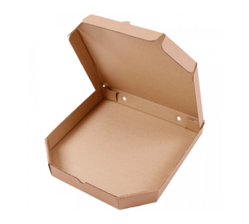 Коробка для пиццы 320х320х30мм,бурая из гофрокартона, 50шт/упак,РФ
