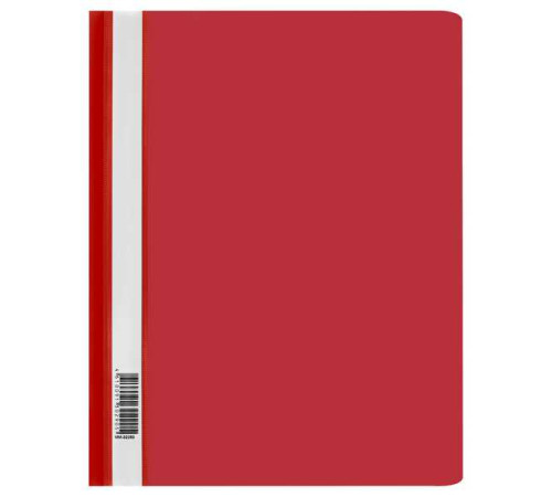 Папка-скоросшиватель А4 СТАММ, пластик160мкм, красная. РФ