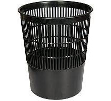 Корзина пласт. д/бумаг 10л черная Milan . сетчатая РФ
