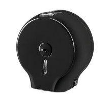 Диспенсер туалетной бумаги в больших рулонах пластик черный, Турция