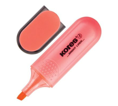 Маркер текстовый "Bright Liner" Kores красный, 36107. Чехия