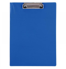 Доска-планшет DELI с верхним приж. А4 ПВХ/картон СИНИЙ, Китай