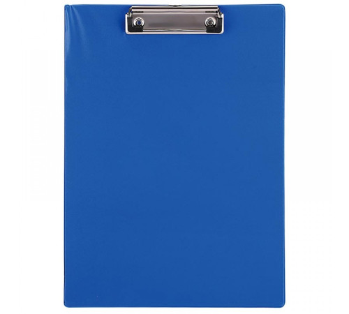Доска-планшет DELI с верхним приж. А4 ПВХ/картон СИНИЙ, Китай