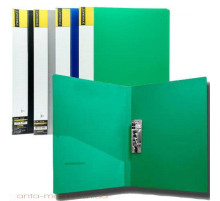 Папка пласт. с прижим (клип Б) ассорти. FORMAT. Укр.