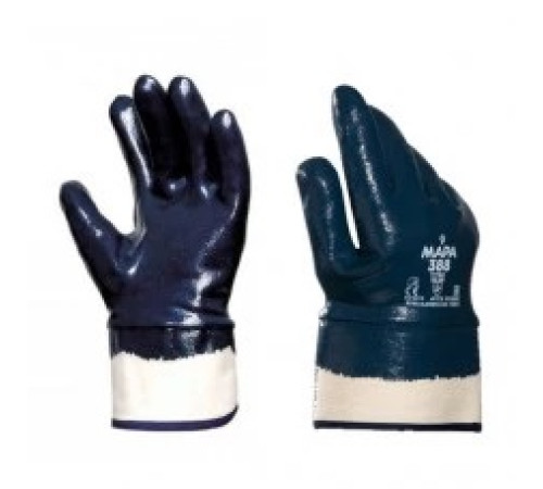 Перчатки защитые из нитрила на тканевой основ TITAN 388  р-р 10, Mapa Professional, Франция