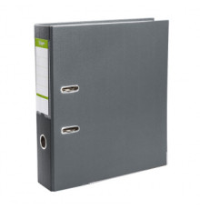 Папка регистратор А4, ПВХ Эко, 75 мм. "YesЛи:" серый, Китай