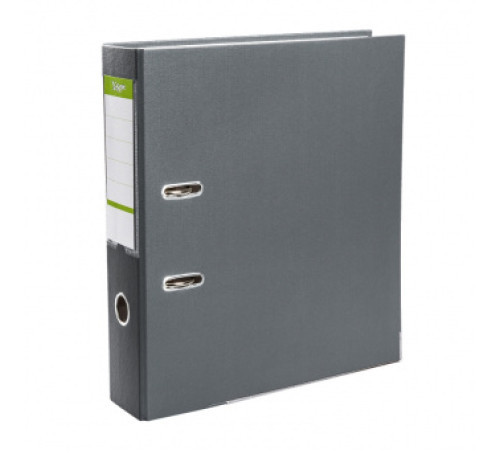 Папка регистратор А4, ПВХ Эко, 75 мм. "YesЛи:" серый, Китай