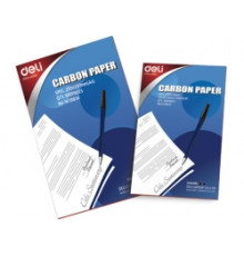 Бумага копировальная синяя А4 100л DELI, Китай