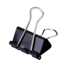 Зажим для бумаг 25 мм Stolz, черный, Китай