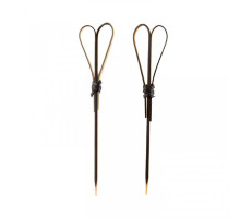 Пики бамбуковые "Узелки сердечки" 120 см, AVIORA , 100 шт/упак, Китай