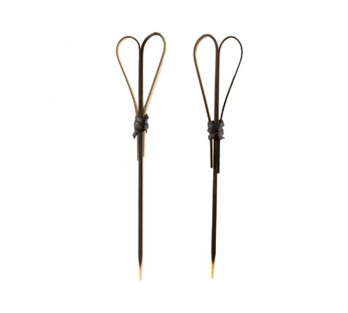 Пики бамбуковые "Узелки сердечки" 120 см, AVIORA , 100 шт/упак, Китай