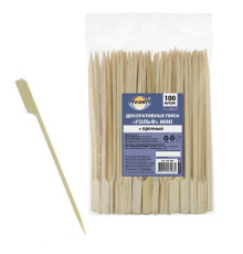 Пики деревянные для Бургера "Гольф mini " 15см  100 шт/упак одноразовые, Aviora  Китай