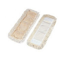 Насадка для плоской швабры 40*11 см, хлопок/пол., тафтинговая, карманы-языки, РБ