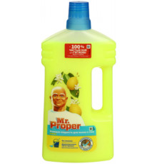 1000 мл Моющая жидкость Mr.Proper для полов и стен  Лимон, РФ