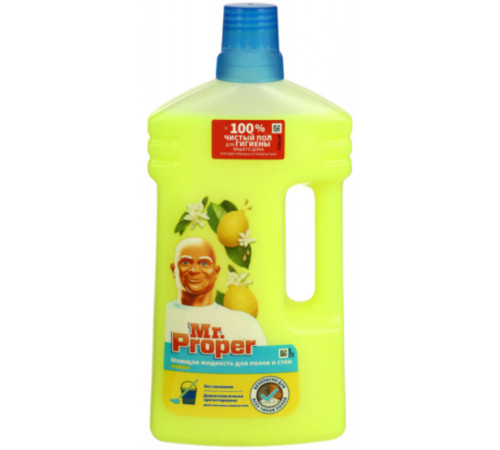 1000 мл Моющая жидкость Mr.Proper для полов и стен  Лимон, РФ