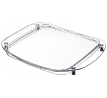 Монетница прямоугольная 205-170 мм пластик бесцветный , РФ