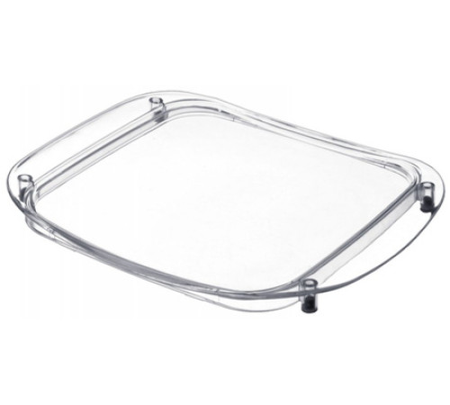 Монетница прямоугольная 205-170 мм пластик бесцветный , РФ