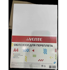Обложка (перф.) пласт. прозр. А4, 200mic (100шт.), "de VENTE", Китай