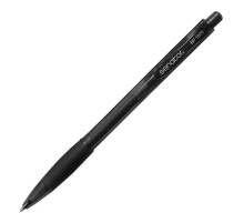 Ручка шарик/автомат черный стер., "Senator BP10" 0,7 мм пласт.корп.,прозр. Китай