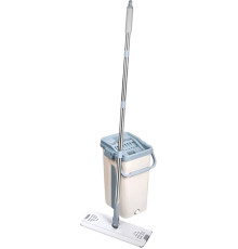 Набор для уборки Perfecto Linea  (бежевый, с отжимным ведром 10л+швабра,насадка/моп (2 шт.)), Китай