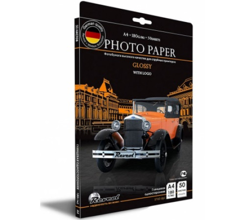Фотобумага  A4, 230 г/м, 50л./упак, глянцевая., одностор., Revcol,РФ