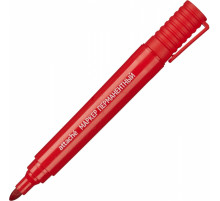 Маркер перманентный универс. Attache  Economy красный 2-3 мм, Китай