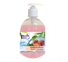 Мыло жидкое 0,5л  Вишня и миндаль, с экстр. минд.(дозатор),РБ, Без НДС согл. пп1.16 п.1 ст. 118 НКРБ