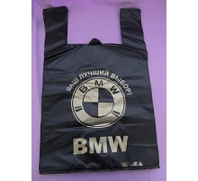 Пакет 400+200*650, 0,035, ПЭНД, , черный, 100шт/упак, "BMW" РБ