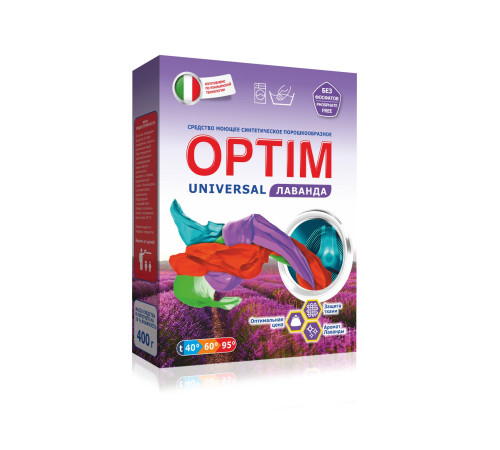 400г СМС OPTIM UNIVERSAL" Лаванда", РБ