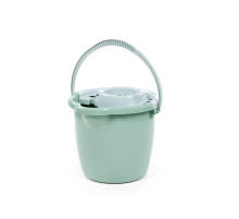 Ведро 9л с отжимом (бледно-оливковое). РБ