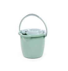 Ведро 9л с отжимом (бледно-оливковое). РБ