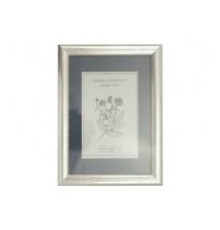 Рамка пластик. со стеклом 21*30 22М/02 (серебро) РБ