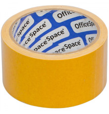 Клейкая лента двусторонняя полипропиленовая OfficeSpace, 50 мм*10 м, РФ