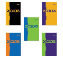 Блокнот А7 48л, склейка, 3-х цв. блок, Hatber, 65*100мм, РФ