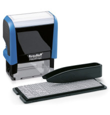 Штамп самонаборный на 3 строки Trodat 4911/DB, размер текст. области 38*14 мм, корп. синий, Австрия