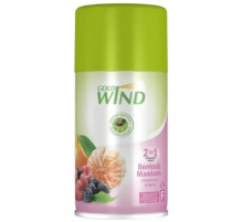 Сменный баллон освежитель воздуха GOLD WIND 230мл. Ягодно-фруктовый микс.  РФ