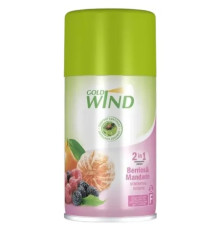 Сменный баллон освежитель воздуха GOLD WIND 230мл. Ягодно-фруктовый микс.  РФ
