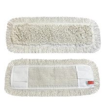 Насадка сменная 50х15см ПРОФФ хлопок петельный, крепление-серый (карман-язык) РБ