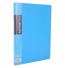 Папка 30 файлов A4, 19мм, 750мкм, голубая, Deli. Китай