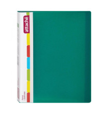 Папка 20 файлов  Attache, A4, 700мкм, зеленая  Attache. Россия