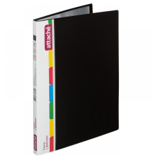 Папка 30 файлов  Attache, A4, 700мкм, черная  Attache. Россия