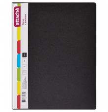 Папка 60 файлов  Attache, A4, 700мкм, черный, Attache. Россия