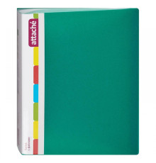 Папка 60 файлов  Attache, A4, 700мкм, зеленая, Attache. Россия