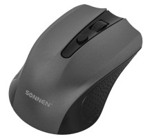 Мышь беспроводная SONNEN V99, 3 + колесо-кнопка, 1000/1200/1600 dpi,USB, серая, Китай