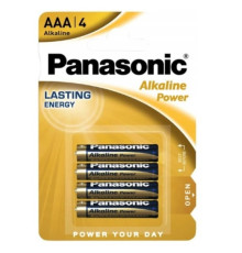 Батарейка LR03 ААA  Panasonic Alkaline Power алкалайн. 1,5V  4шт/упак, Бельгия
