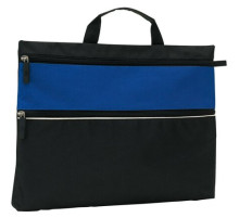 Сумка д/документов "File" полиэстер., черный/синий, Китай