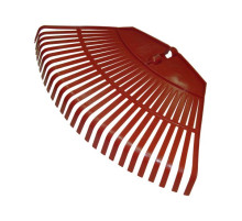 ГРАБЛИ веерные платмассовые большие, 26 зубьев, б/ч, 58см ширина веера, РФ