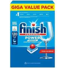 Таблетки для посудомоечных машин  Finish Powerball Power Essential,120 шт, Польша